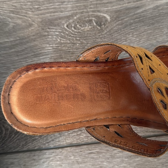 Volks Walkers brown tan sandals  size 39 - Picture 6 of 7